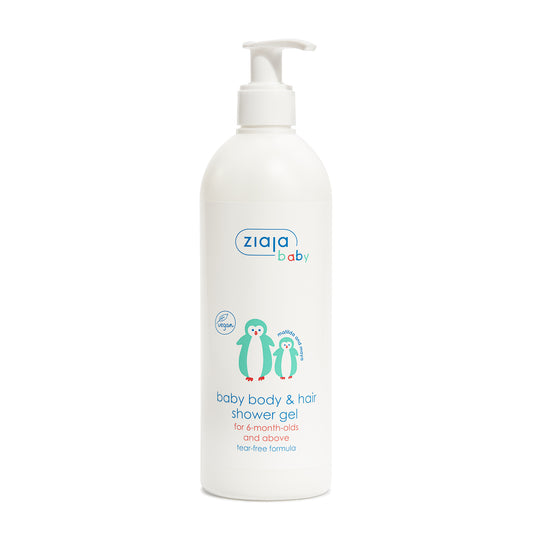 Ziaja Baby Body & Hair Shower Gel – 400ml (6 Months+)