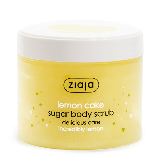 Ziaja Lemon Cake Sugar Body Scrub 300ML